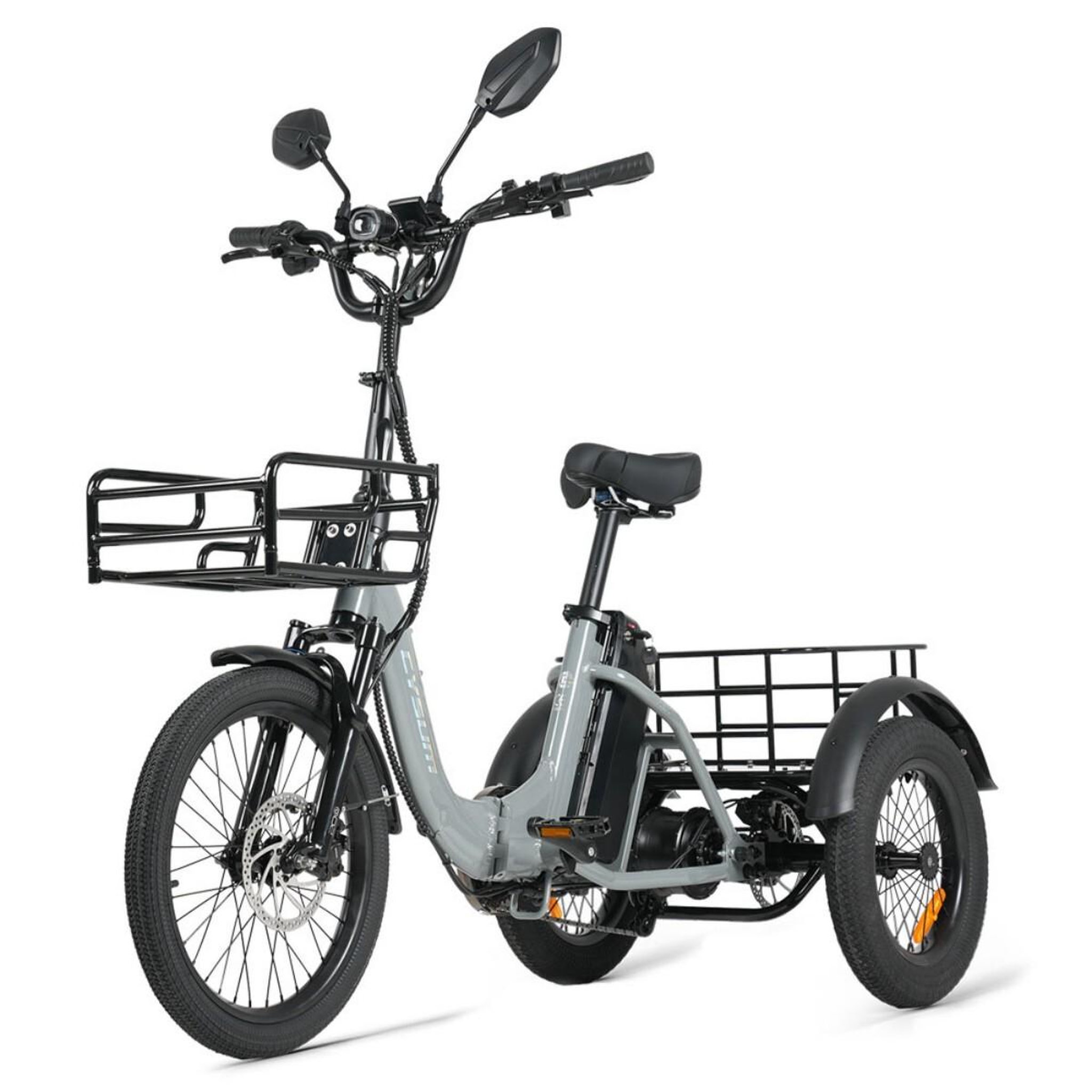 Voir la diapositive 6 : CYSUM Tricycle électrique cysum ag1 pro, 48 v 20 ah longue portée, assistance en marche arrière