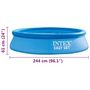 Voir la diapositive 6 : INTEX Piscine Gonflable Intex Easy Set 2.44 x 0.61m