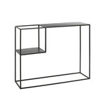 Paris Prix Console Design en Métal  Soraya  100cm Noir