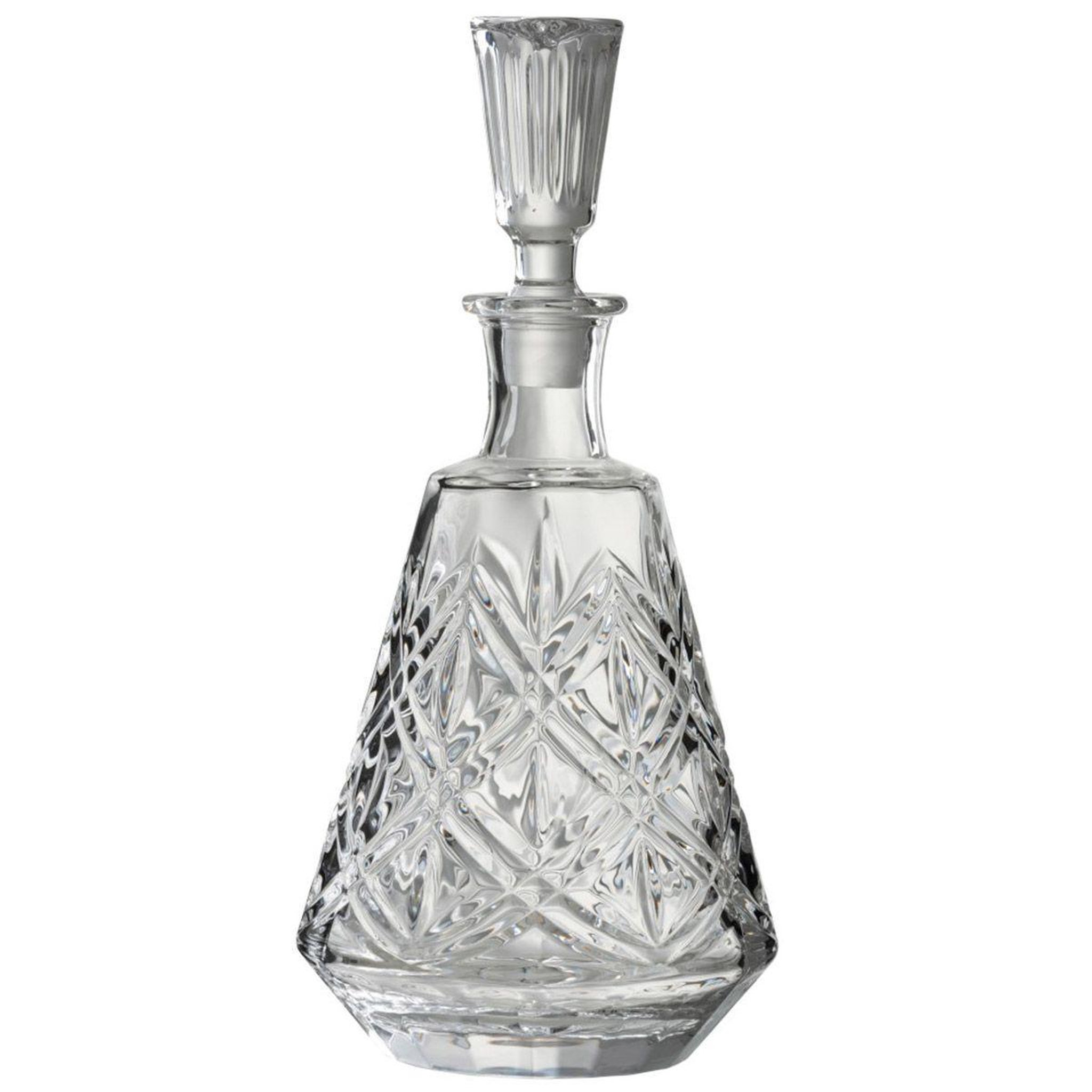 J-LINE Carafe & bouchon design  anna  30cm transparent