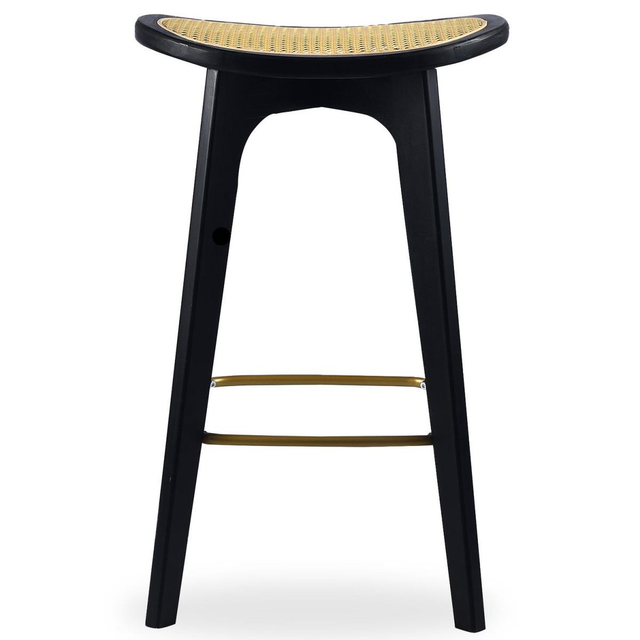 Voir la diapositive 3 : Paris Prix Tabouret de Bar Cannage  Yori  67cm Noir