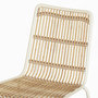 Voir la diapositive 4 : Rendez vous déco Lot de 2 chaises en rotin et structure en métal noir - Jouve