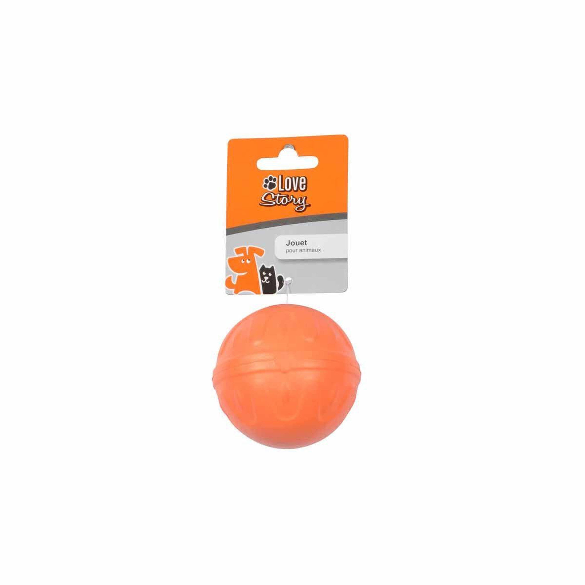 Voir la diapositive 2 : Paris Prix Jouet pour Chien  Balle Fitness Eva  7cm Orange