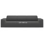 Voir la diapositive 6 : VIDAXL Housse extensible canape 4places Anthracite Jersey de polyester
