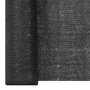 VIDAXL Filet brise-vue Noir 1x10 m PEHD 195 g/m^2