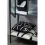 Voir la diapositive 6 : Paris Prix Coussin Déco Imprimé  Ligne  43x43cm Noir