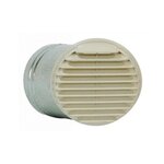 Sauter Entrée/sortie d'air murale beige pour chauffe-eau thermodynamique - Ø 160 mm