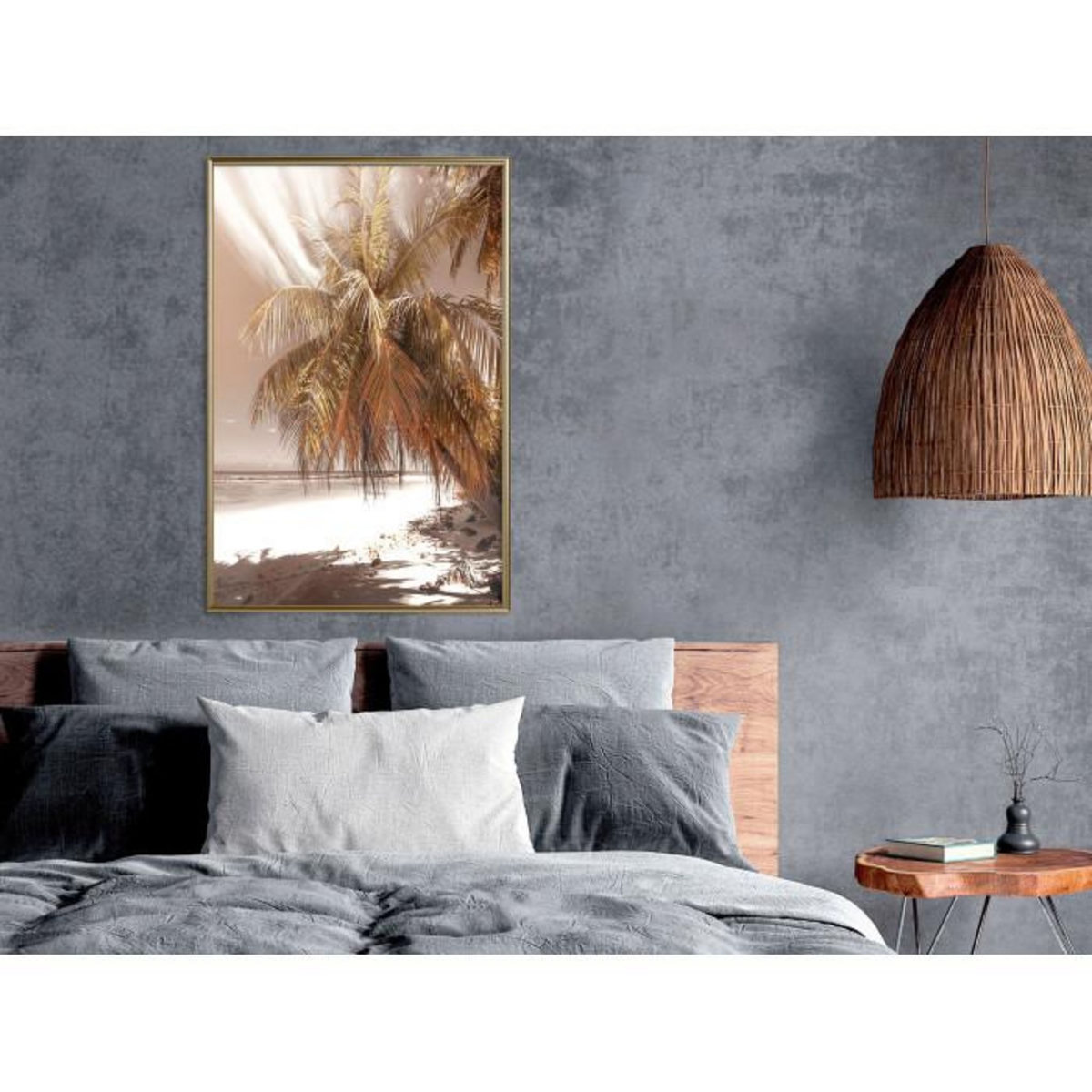 Paris Prix Affiche Murale Encadrée  Paradise in Sepia