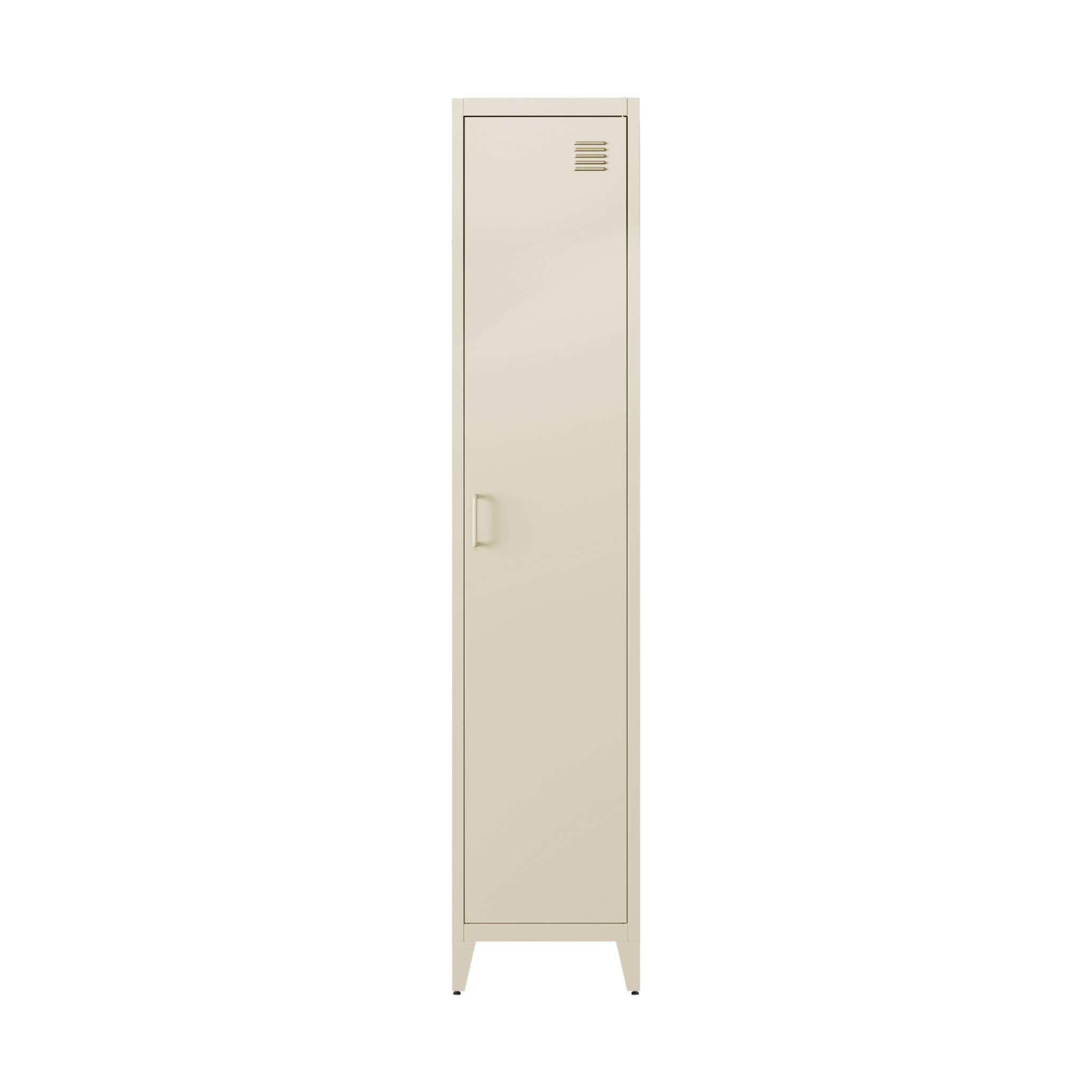 Voir la diapositive 6 : SWEEEK Armoire chambre industrielle métal, 4 espaces de rangement