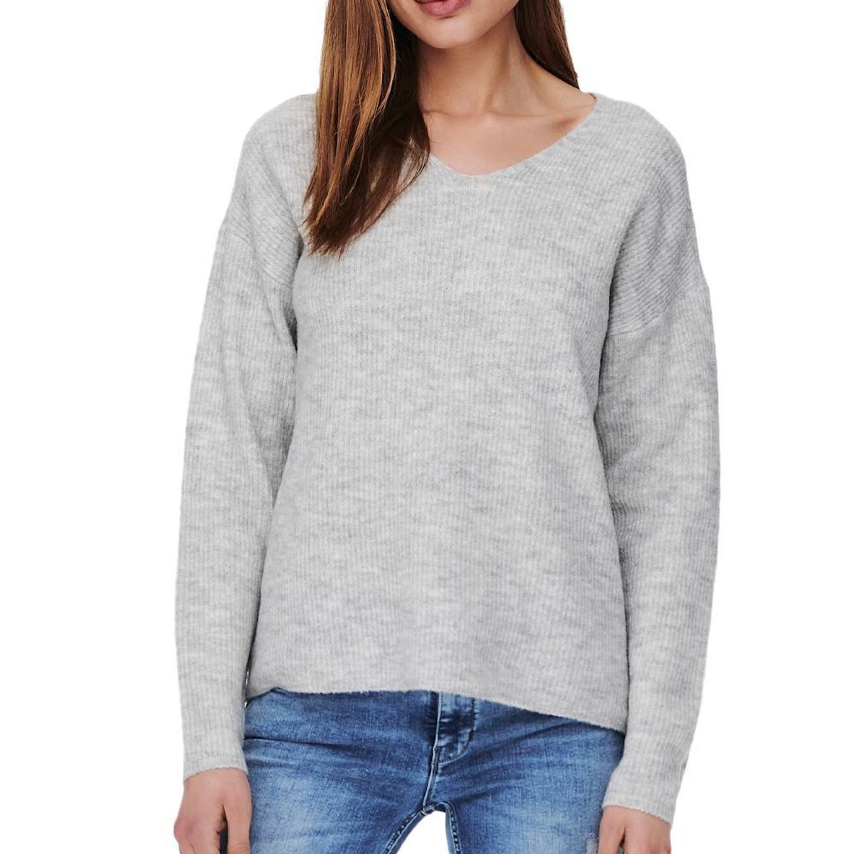 Only Pull  Clair Femme Only Camilla V neck