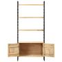 Voir la diapositive 3 : VIDAXL Bibliotheque a 4 niveaux 80x30x180 cm Bois de manguier massif