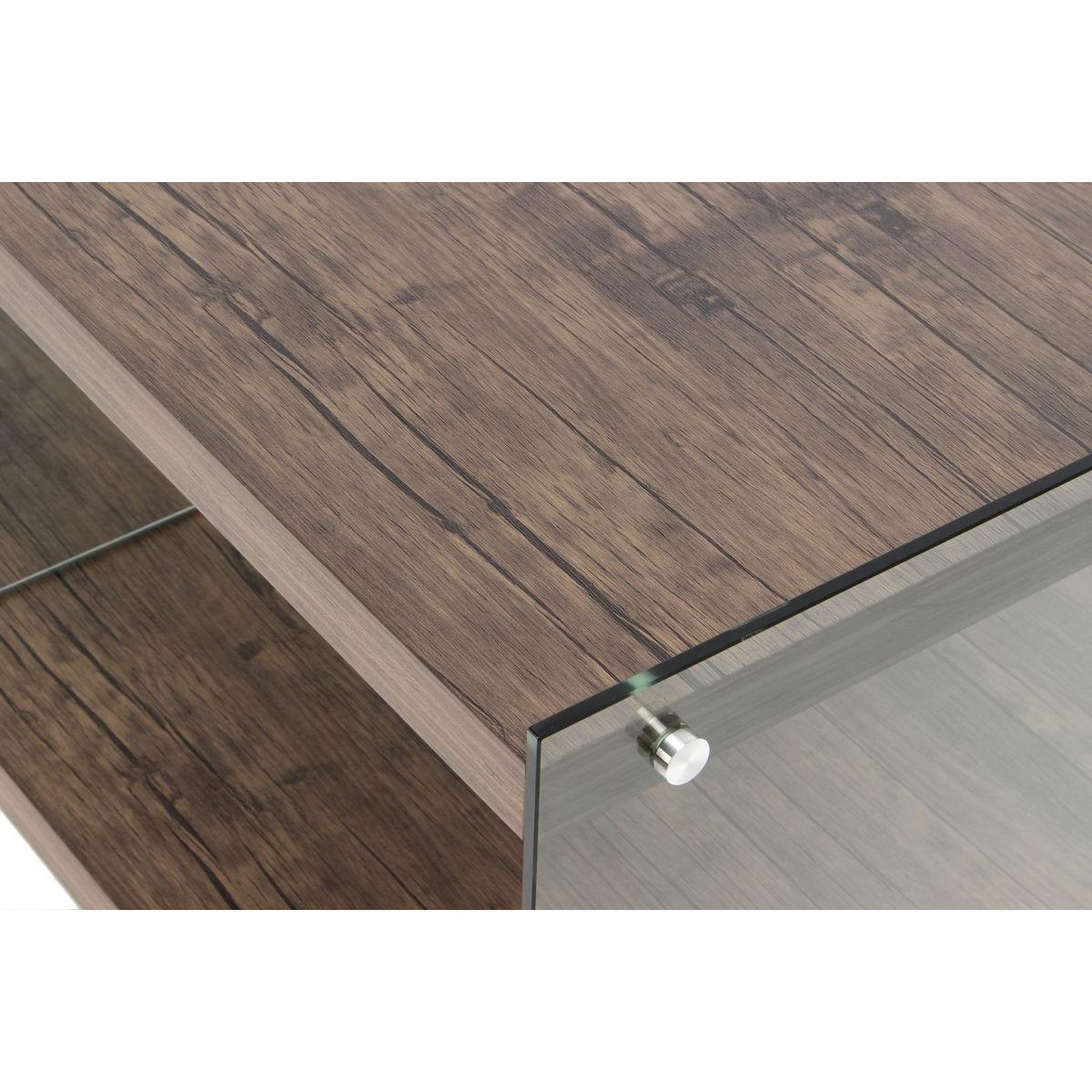Voir la diapositive 2 : Paris Prix Meuble tv design  elementary  120cm marron clair