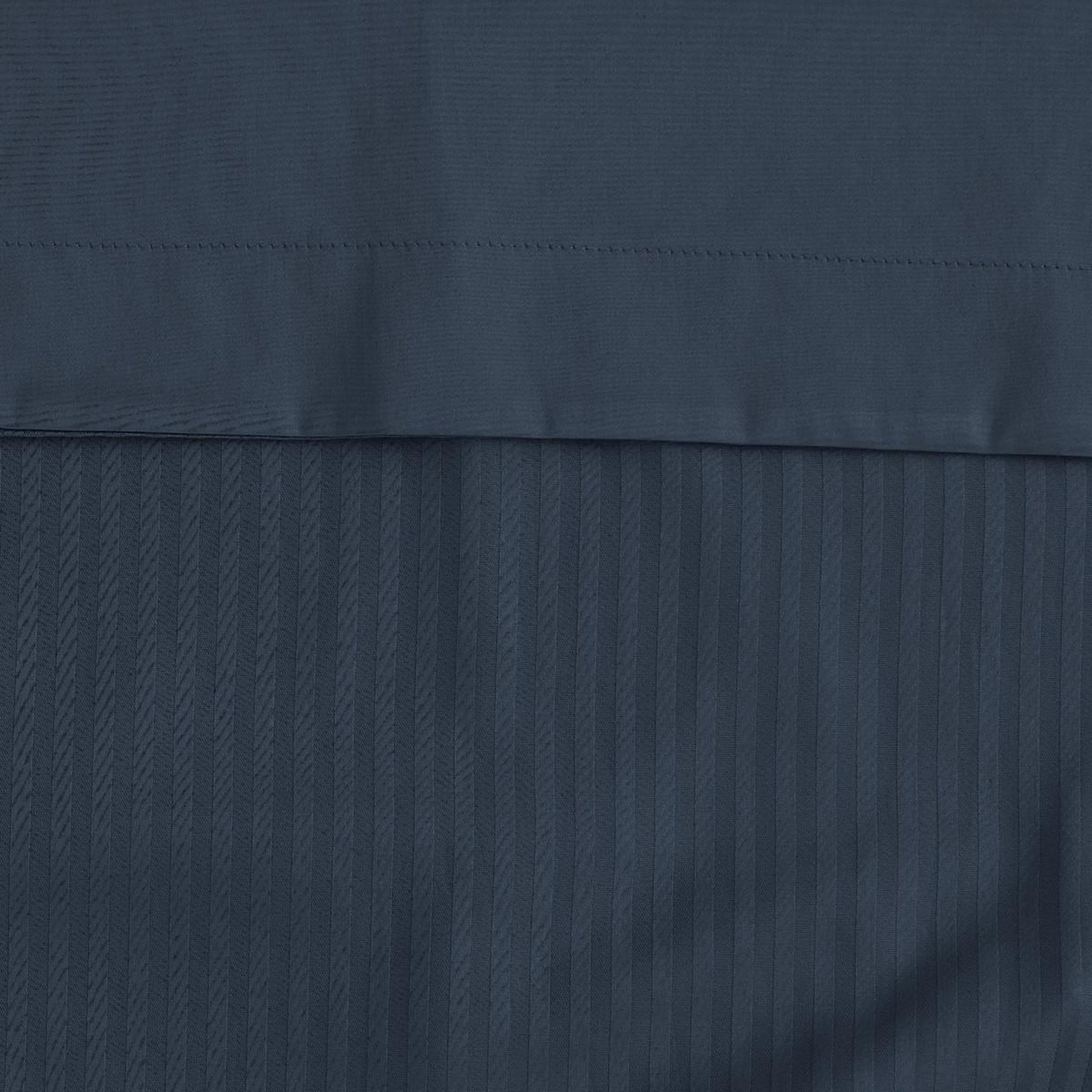 Voir la diapositive 3 : Sensei Maison Housse de couette rayée réversible satin de coton VERSALUXE