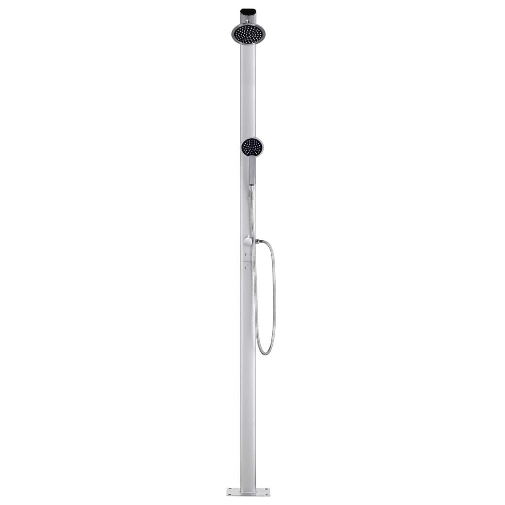 Voir la diapositive 5 : VIDAXL Douche de jardin avec base marron 220 cm Aluminium