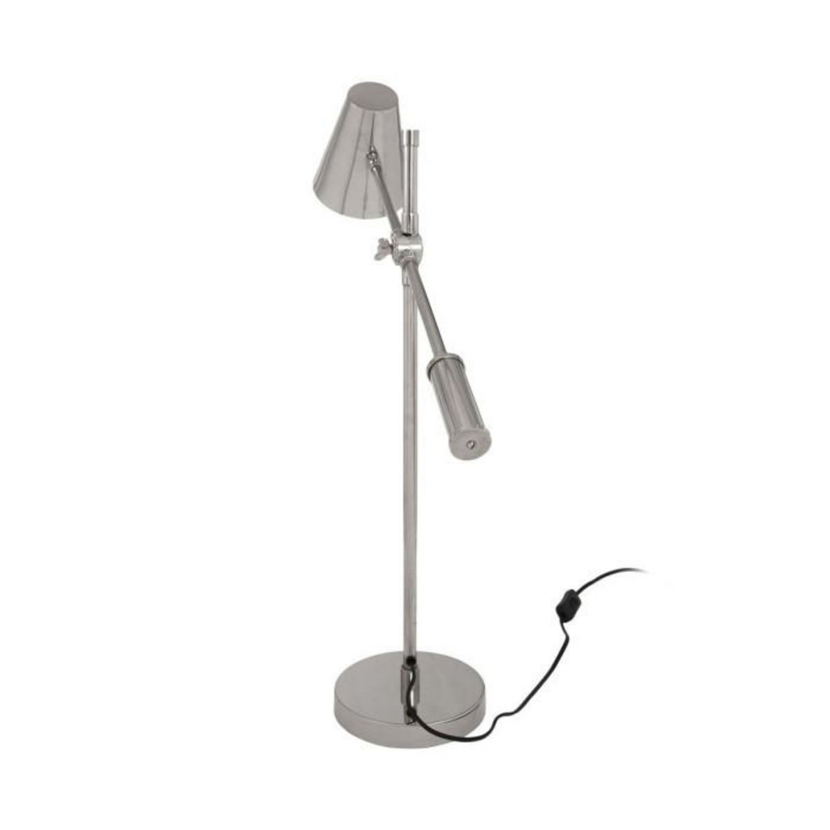 Paris Prix Lampe à Poser Industriel  Celeste  74cm Argent