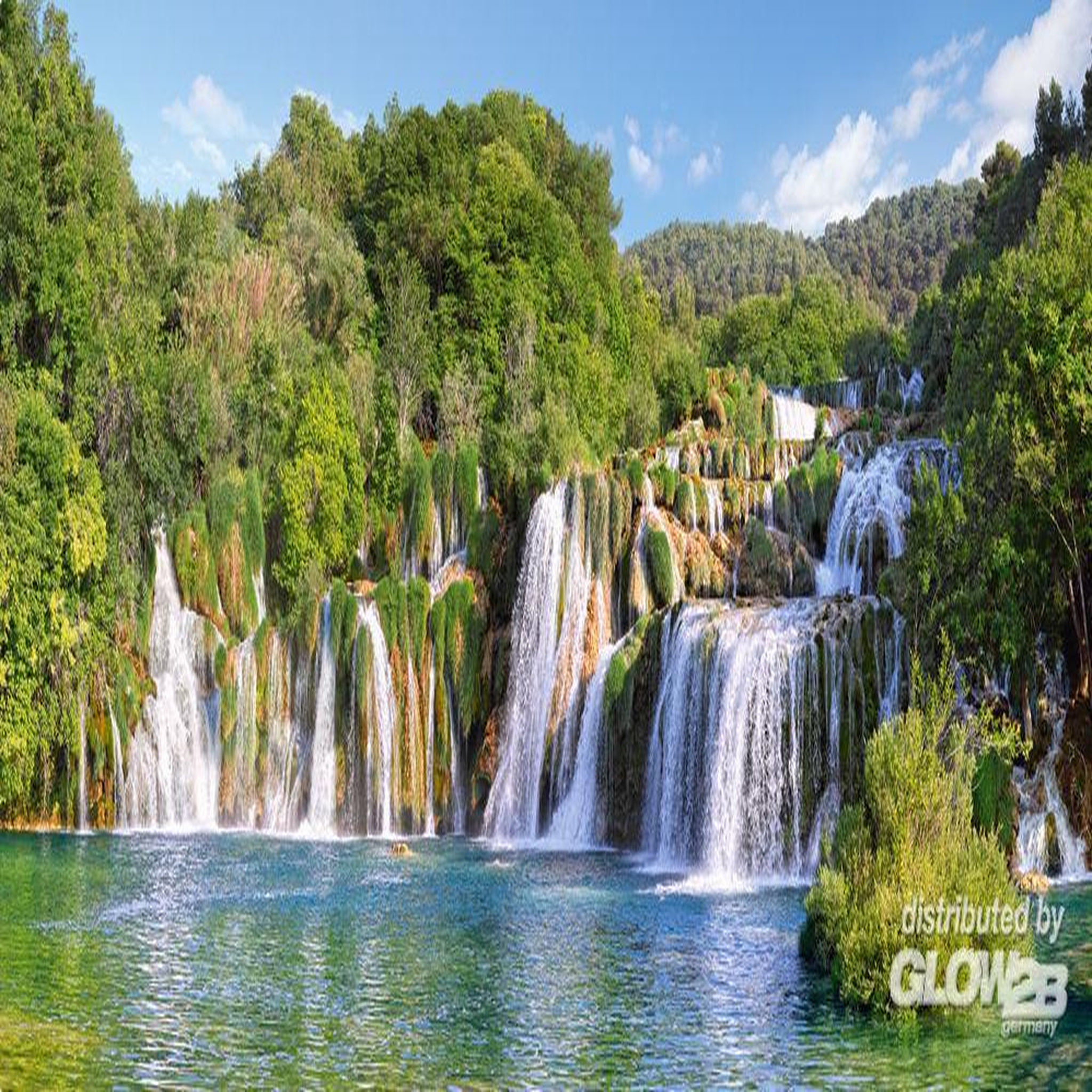 Voir la diapositive 4 : Castorland Puzzle 4000 pièces : Cascades du Parc National de Krka en Croatie