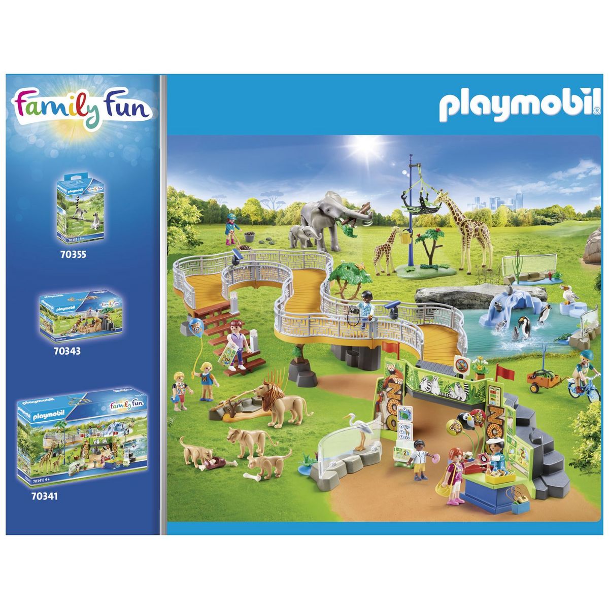 PLAYMOBIL 70348 Family Fun - Extension pour parc animalier