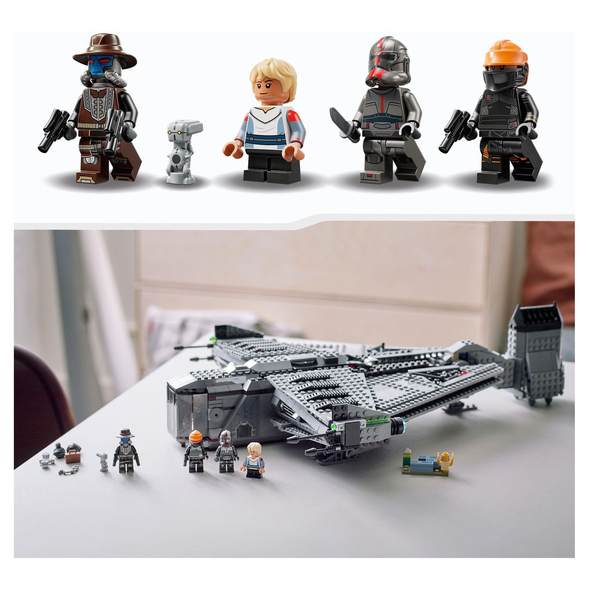 Voir la diapositive 7 : LEGO Star wars 75323 Le justifier, Jouet de Vaisseau Spatial, Construire, Figurine de Droïde