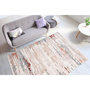 Voir la diapositive 2 : Paris Prix Tapis Vintage à Franges  Akropolis III  Gris & Rose
