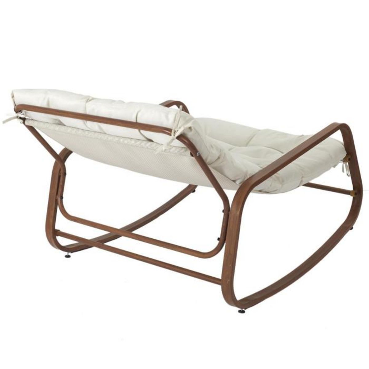 Paris Prix Fauteuil à Bascule Design  Miami  130cm Blanc