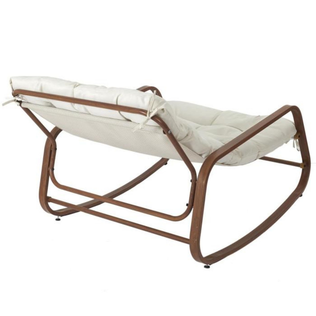 Paris Prix Fauteuil à Bascule Design  Miami  130cm Blanc