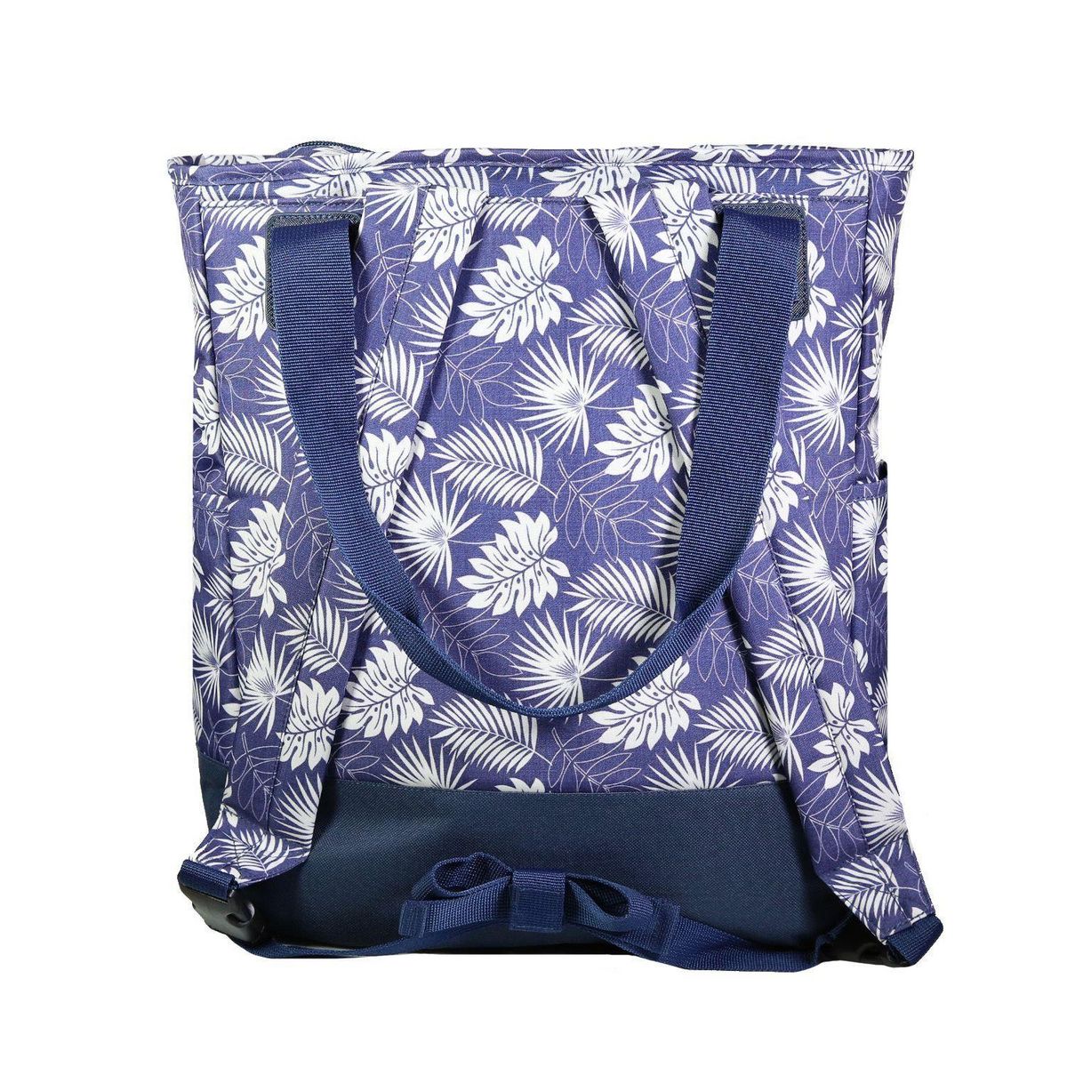 Bagtrotter BAGTROTTER Sac 3 en 1 : sac à dos, sac shopping et yoga Offshore Bleu Fleurs
