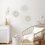 Voir la diapositive 4 : The Home Deco Factory Lot de 3 miroirs rotin D28