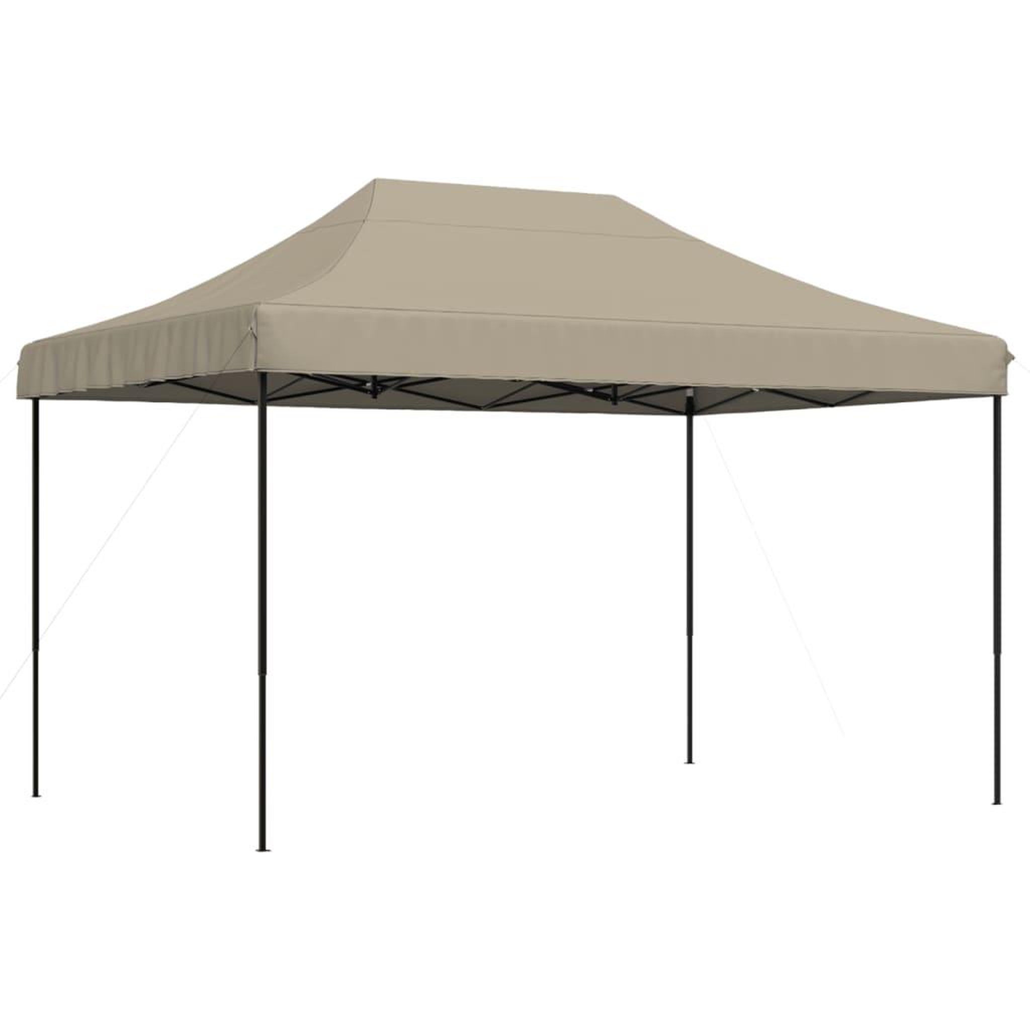 Voir la diapositive 2 : VIDAXL Tente de reception pliable escamotable taupe 410x279x315 cm