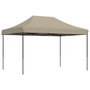 Voir la diapositive 2 : VIDAXL Tente de reception pliable escamotable taupe 410x279x315 cm