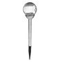 Voir la diapositive 1 : Paris Prix Balise Solaire Inox  Verre  36cm Argent