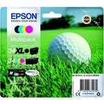 Epson Cartouche d'encre Pack Multipack 4 Originales T3479 XL (Noir + 3 Couleurs) - C13T34794010