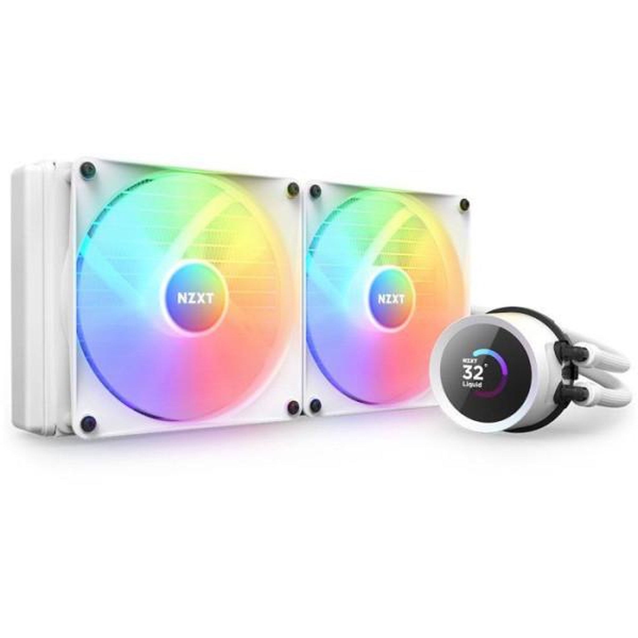 NZXT NZXT - Kraken 280 RGB White - Watercooling AIO RGB - Ventilateur 280 mm