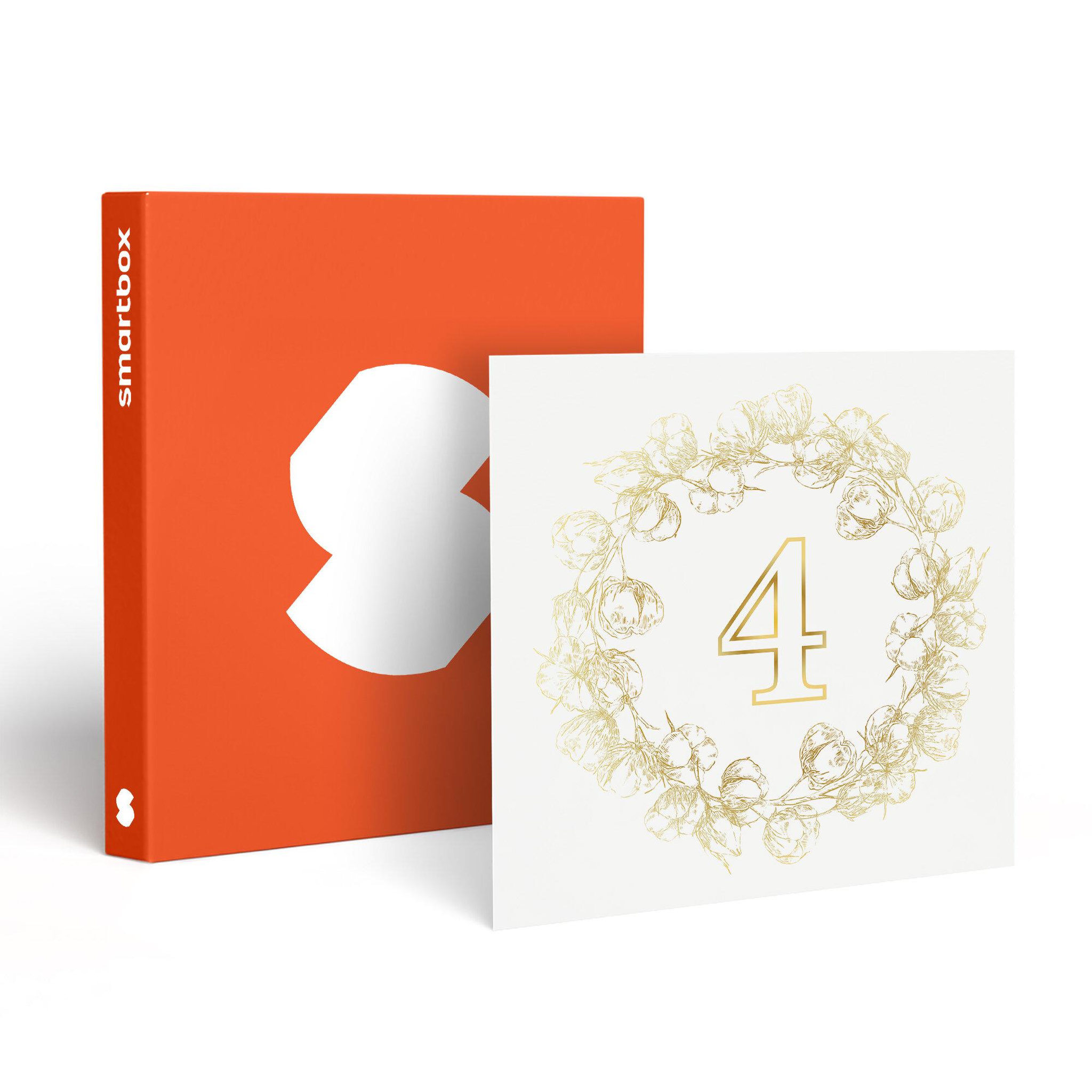 Smartbox Noces de cire : 4e anniversaire de mariage de rêve ! - coffret cadeau multi-thèmes
