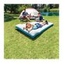 Voir la diapositive 2 : INTEX Matelas Gonflable 2 Places  Camping  193cm Bleu