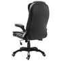 Voir la diapositive 3 : VIDAXL Chaise de bureau Noir Similicuir