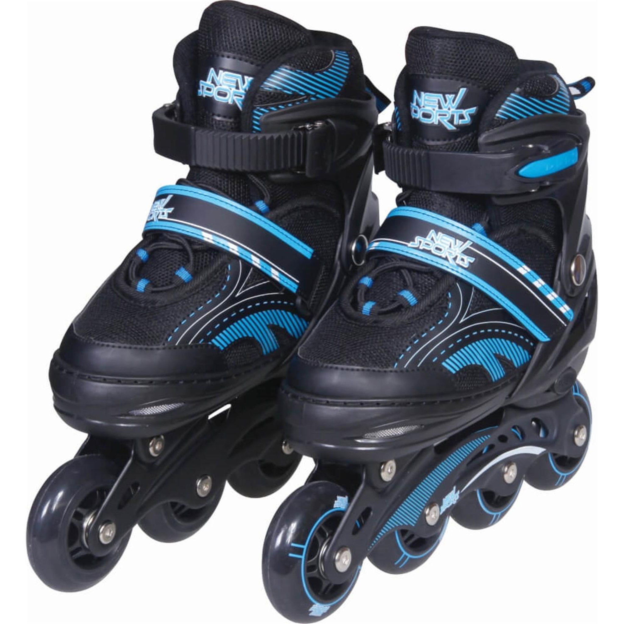 VEDES New Sports Inline Skates ABEC 7 bleu noir, Taille 39 - 42
