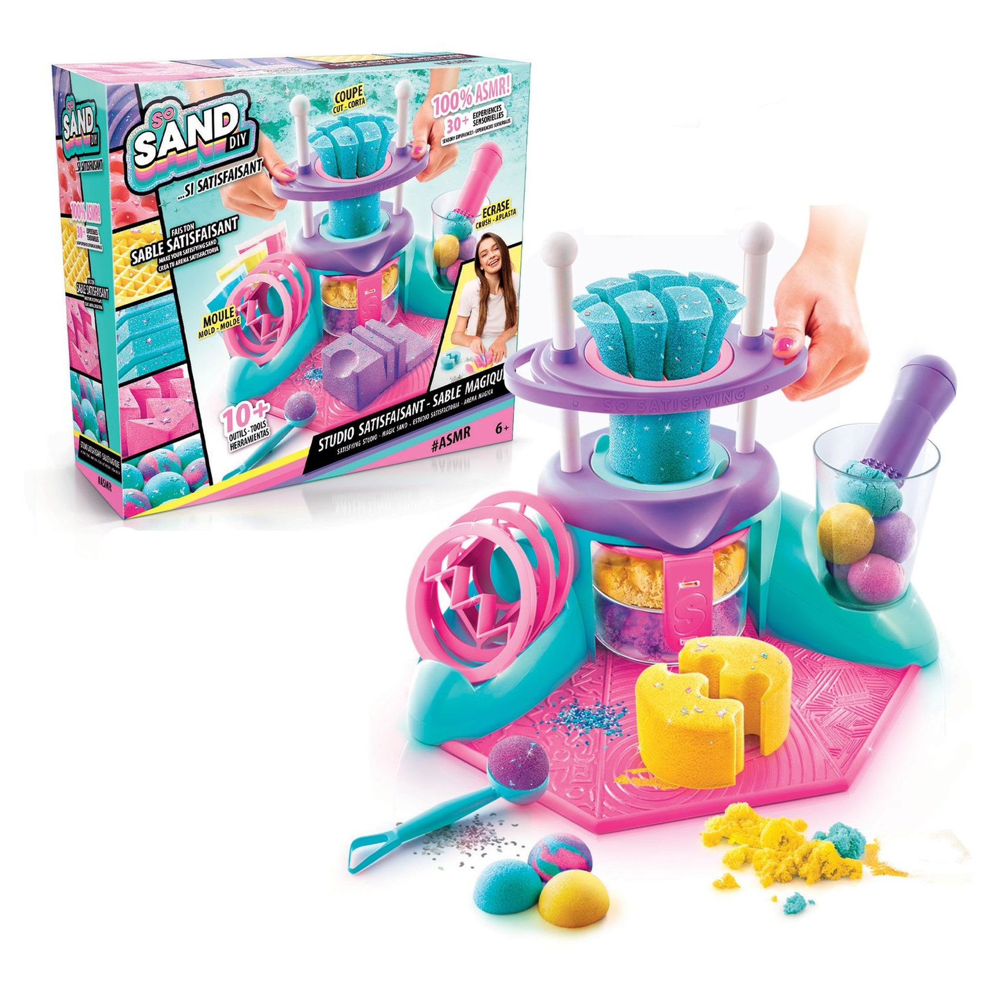 Voir la diapositive 1 : CANAL TOYS Studio sable asmr