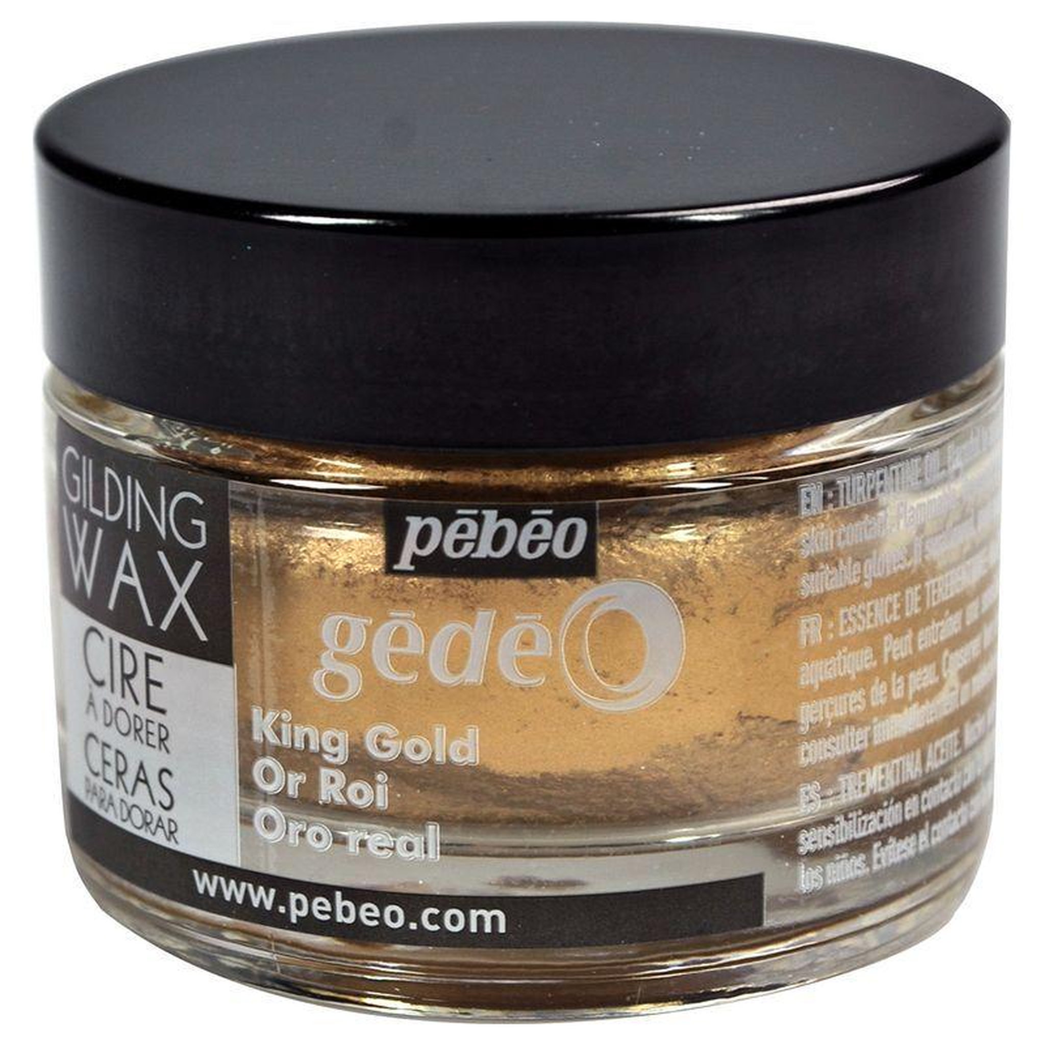 Pebeo Cire à dorer tout support - or - 30 ml