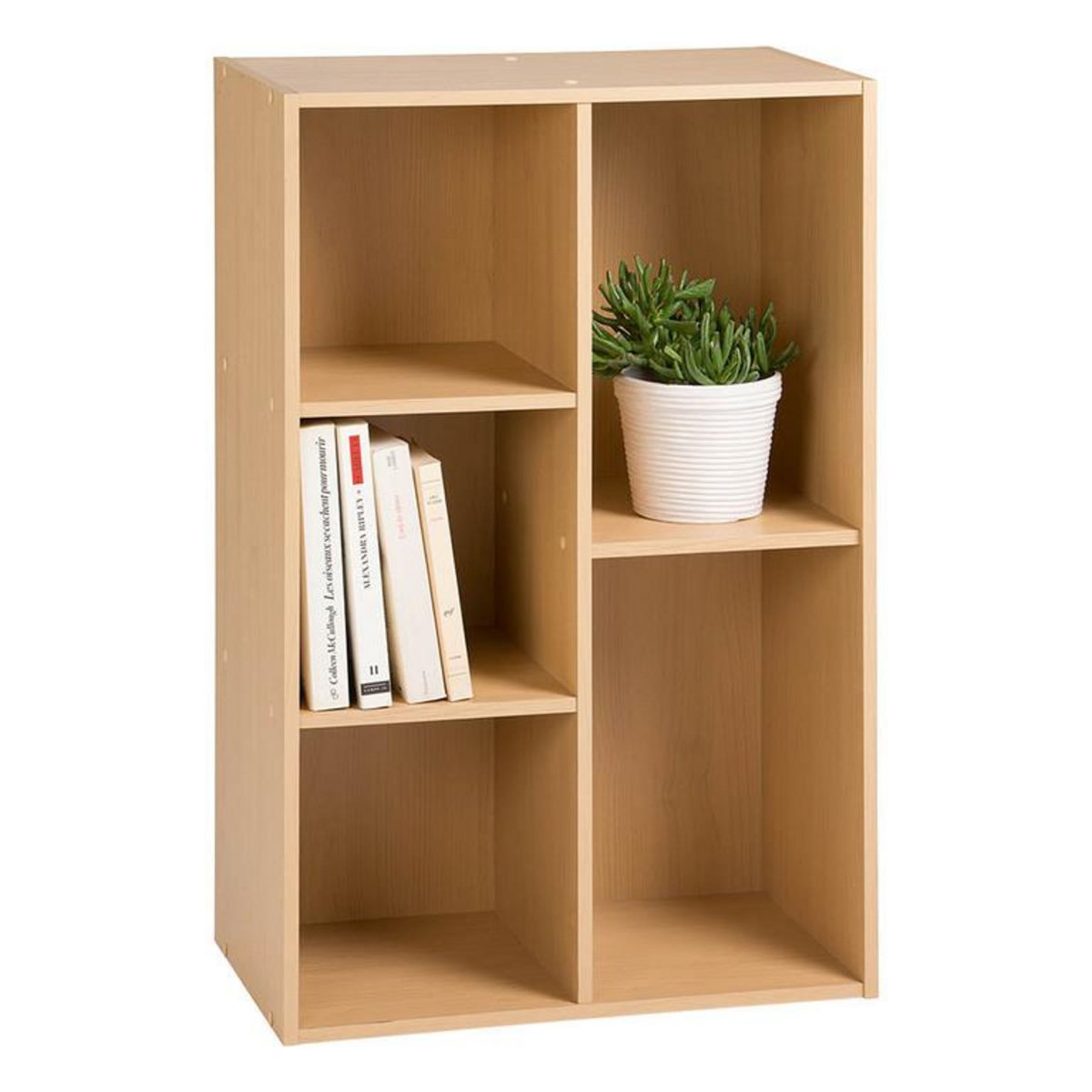 Rangement bibliothèque 3 étagères BROK