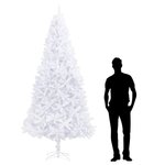 VIDAXL Sapin de Noël artificiel 300 cm Blanc