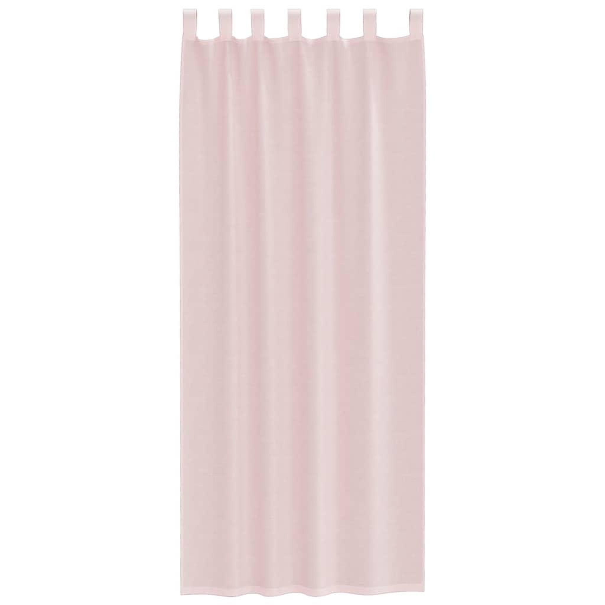 Voir la diapositive 4 : VIDAXL Rideaux en voile avec passe-tringles 2 pcs rose clair