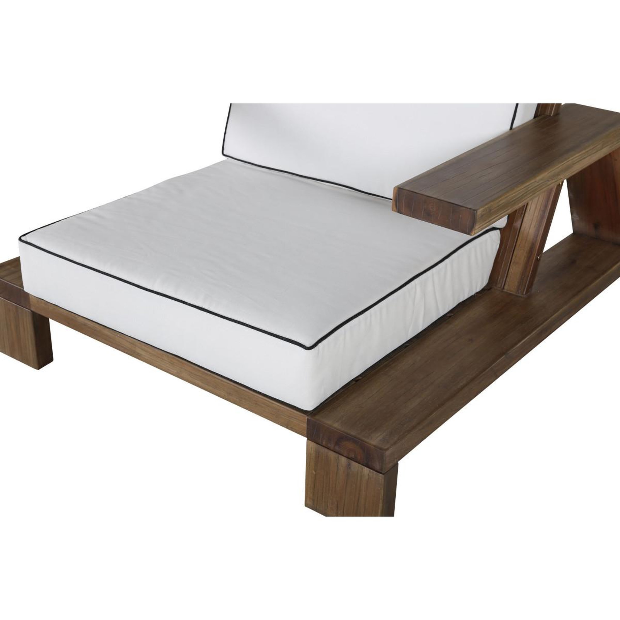 Voir la diapositive 6 : Paris Prix Fauteuil de jardin en bois  daria  100cm marron