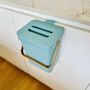 Voir la diapositive 2 : Kitchen move Poubelle de table seau à compost bleu 5l - bat-g3140b