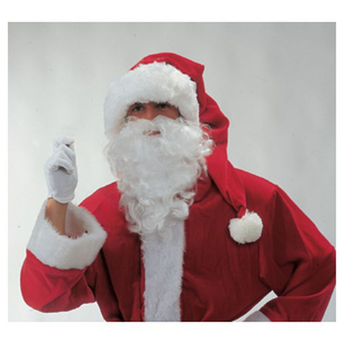 RUBIES Barbe Père Noël blanche