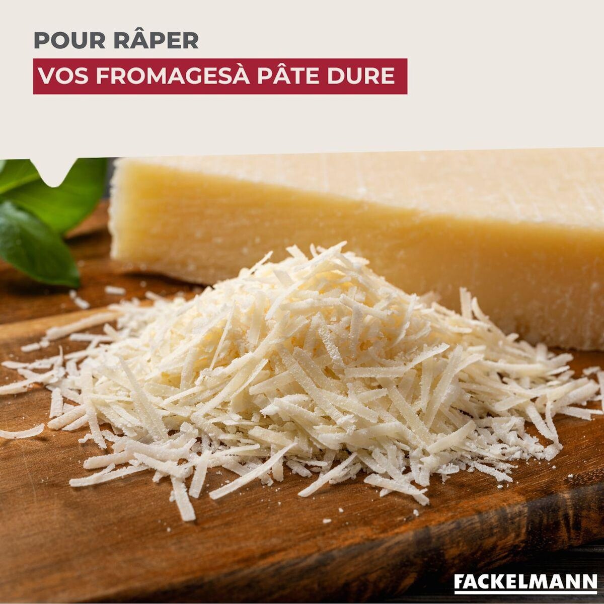 Fackelmann Râpe à légumes 5 grilles inox 19 cm Fackelmann