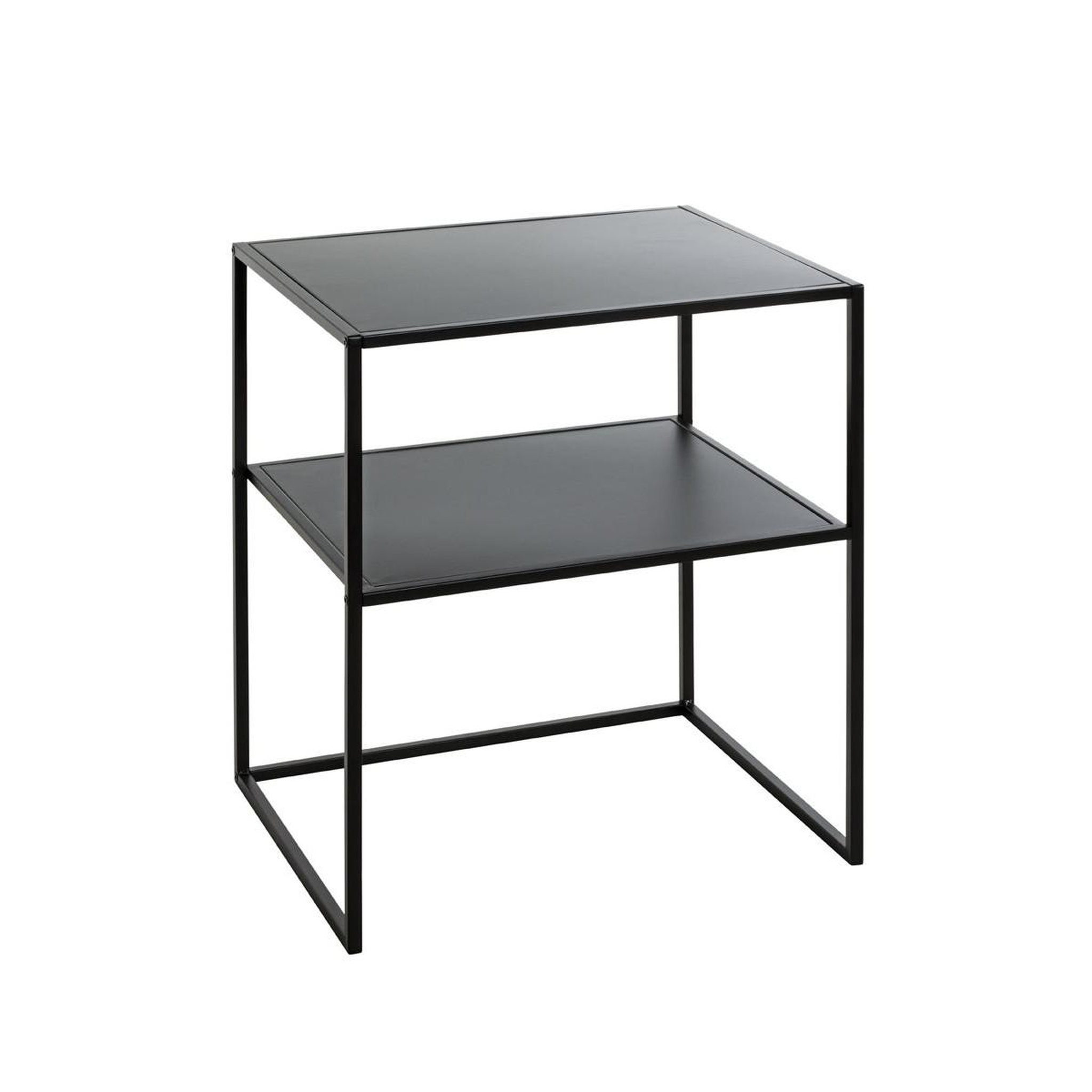 Paris Prix Table d'appoint en métal  cromano  60cm noir