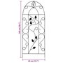 Voir la diapositive 5 : VIDAXL Supports pour plantes grimpantes 3 pcs Noir 40x100 cm Fer