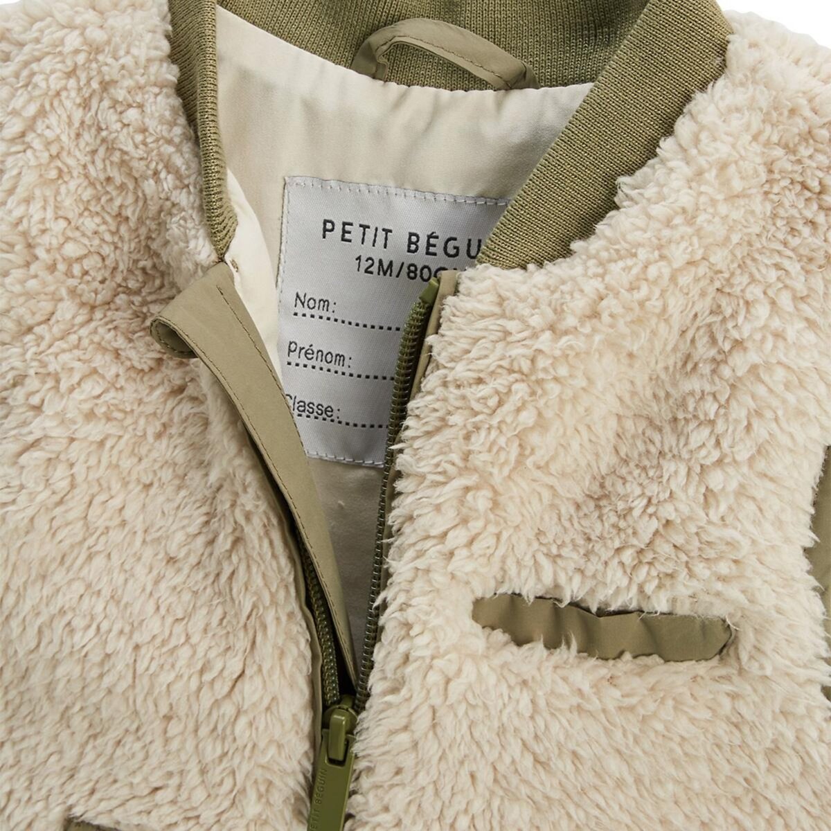 Petit Béguin Veste sans manches enfant en sherpa Gustin