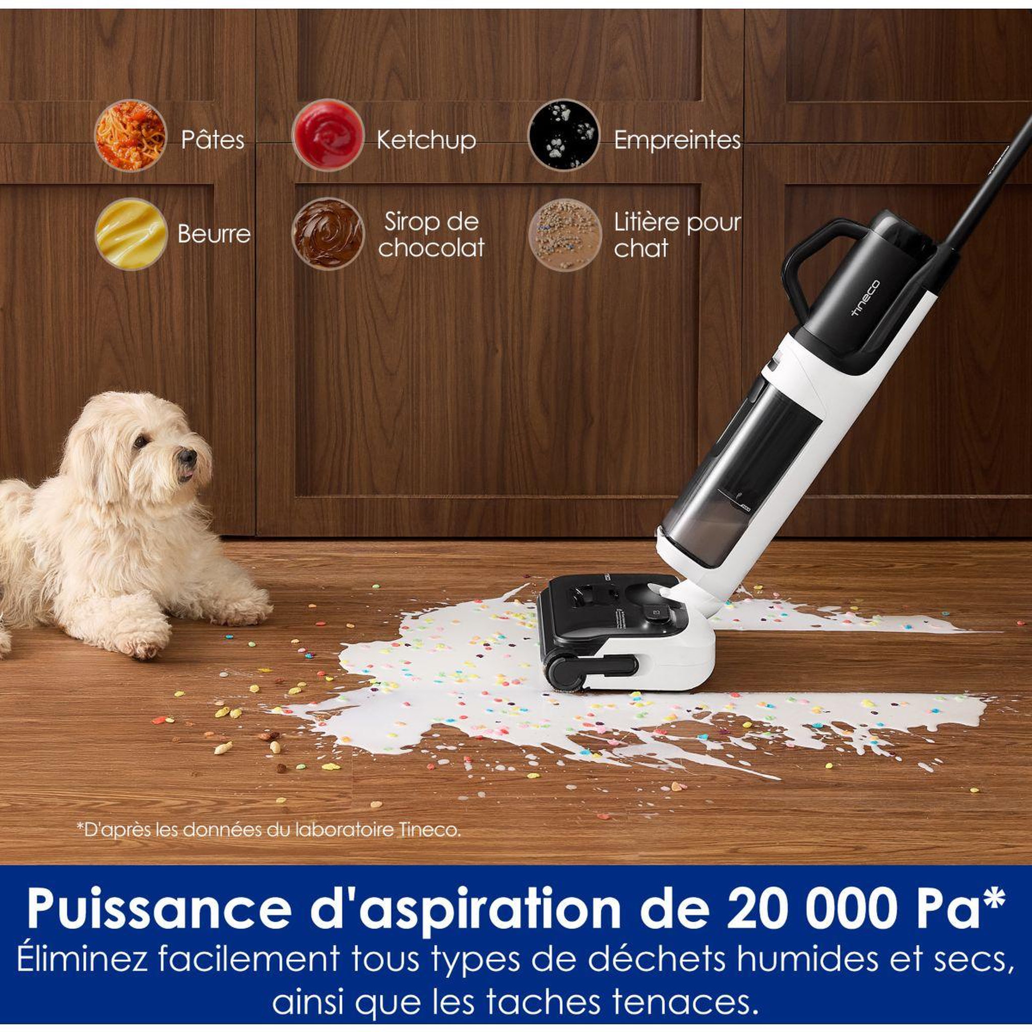 Voir la diapositive 5 : TINECO Aspirateur laveur floor one switch i5 stretch noir