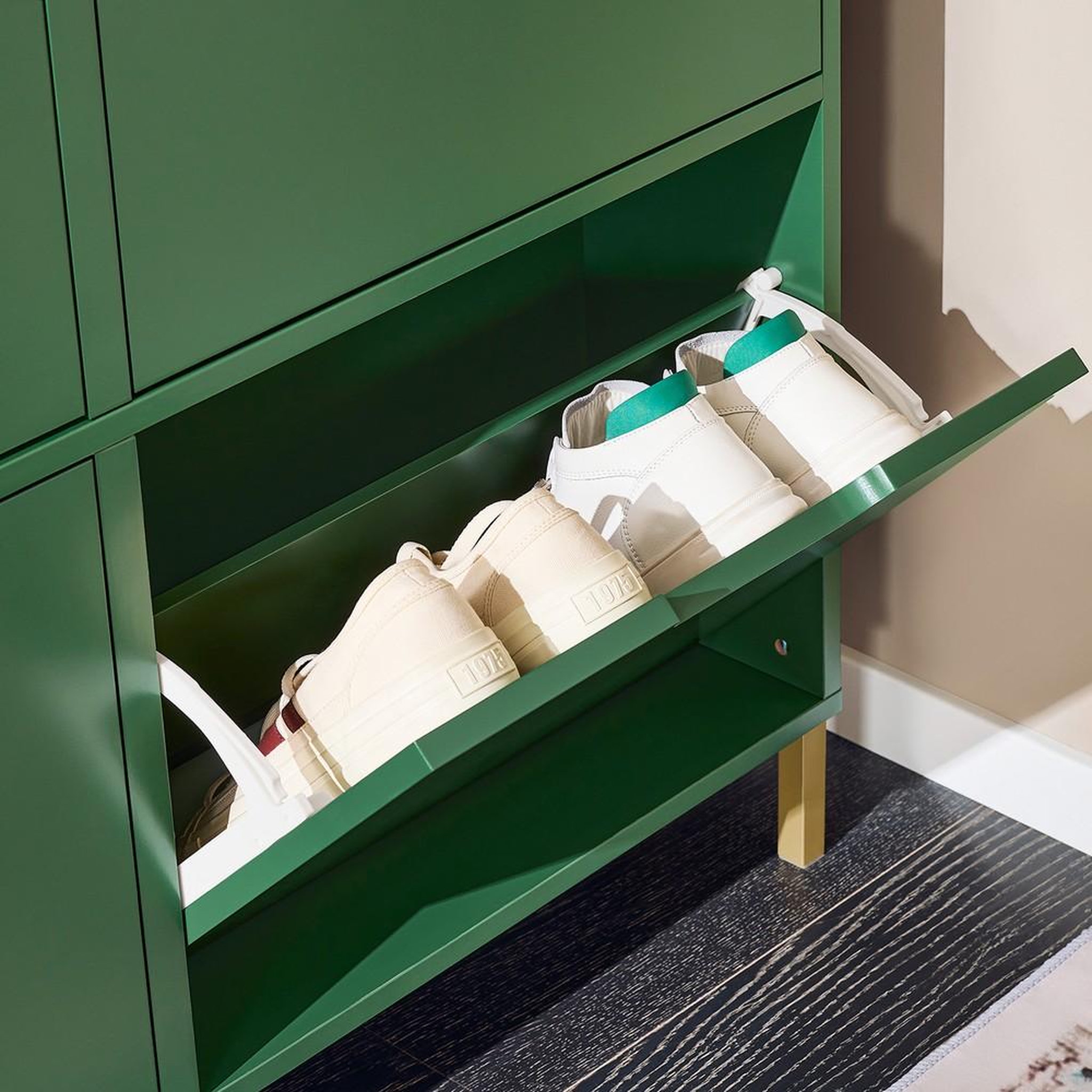 Voir la diapositive 4 : SOBUY SoBuy - Meuble À Chaussures 4 portes - Minimaliste - FSR100